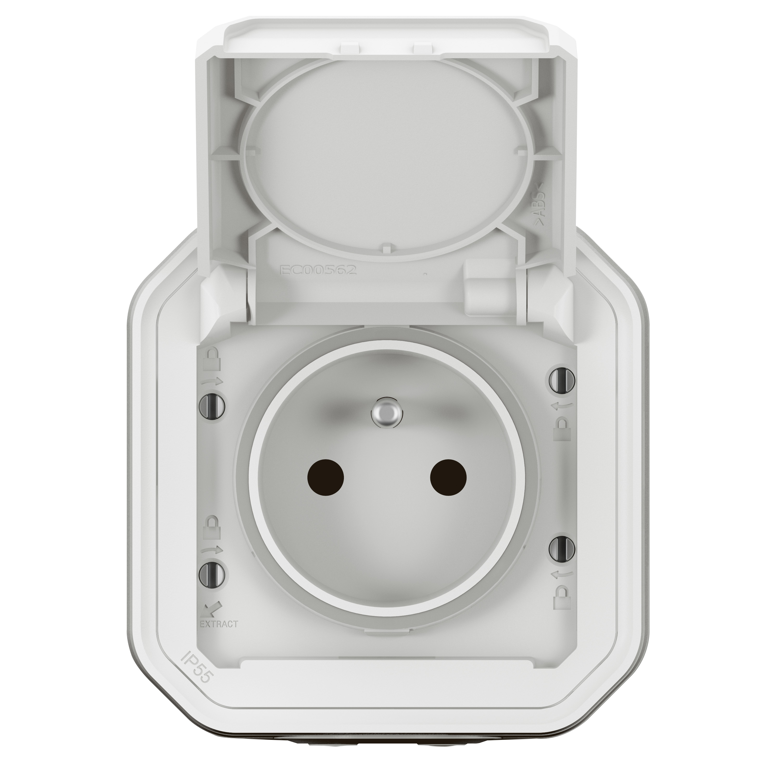 Legrand - Interrupteur / va-et-vient étanche Plexo prêt à poser saillie - 10AX - 250V - IP55 - IK08 - Gris - Réf : 069711L