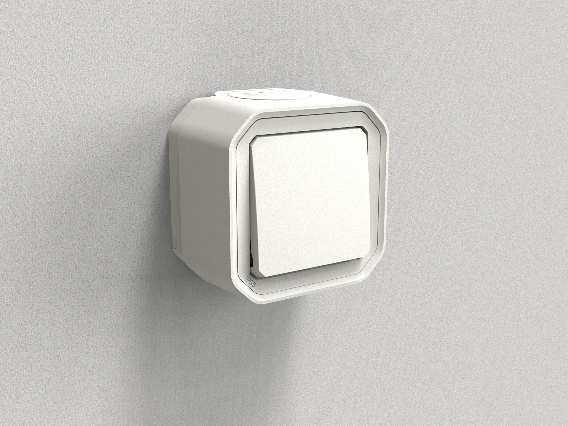 Legrand - Interrupteur / va-et-vient étanche Plexo prêt à poser saillie - 10AX - 250V - IP55 - IK08 - Gris - Réf : 069711L