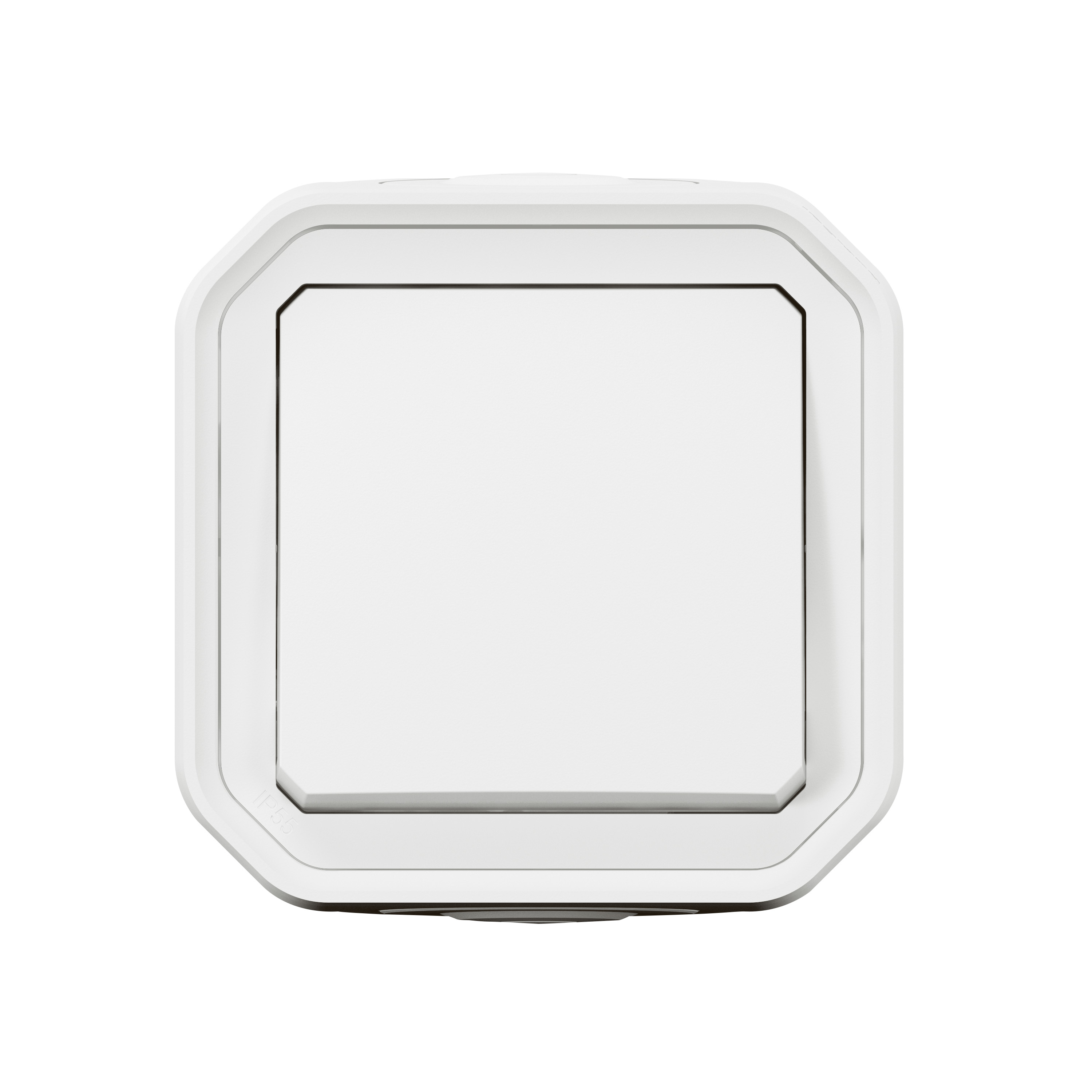 Legrand - Interrupteur  / va-et-vient étanche Plexo prêt à poser saillie - 10AX - 250V - IP55 - IK08 - Gris - Réf : 069711L