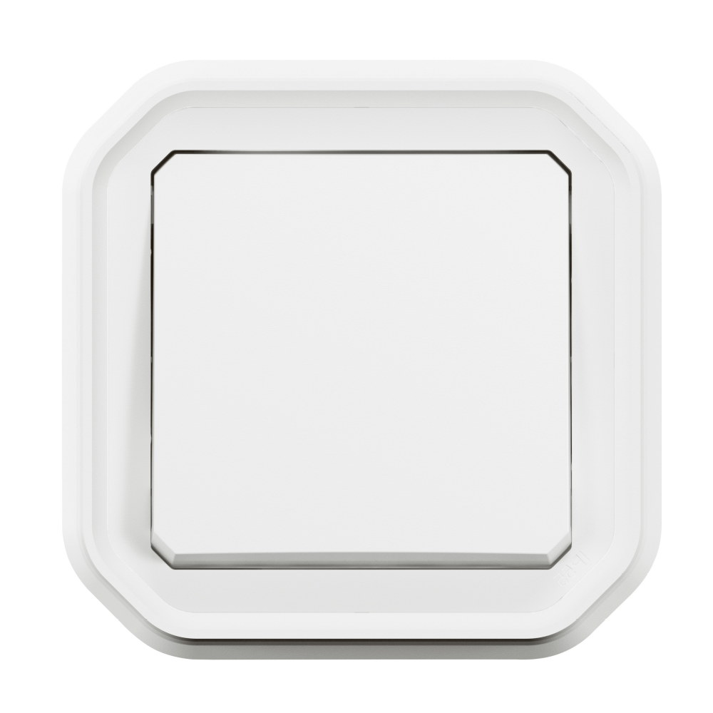 Legrand - Interrupteur  / va-et-vient étanche Plexo prêt à poser saillie - 10AX - 250V - IP55 - IK08 - Gris - Réf : 069711L